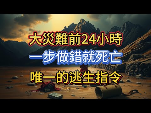耶穌的末日警告：大災難前24小時，一步做錯就是死亡！