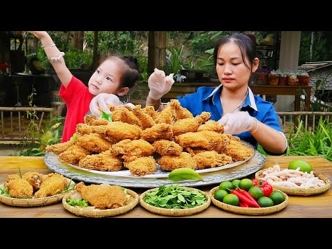 How To Make Crispy Golden Fried KFC Chicken - Cooking for Husband  | Ly Phuc An