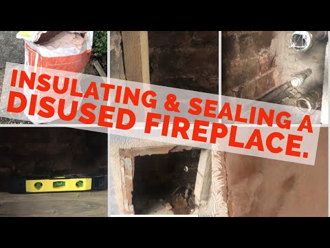 Insulating & Sealing Up A Disused Fireplace. (Fireplace Delete)
