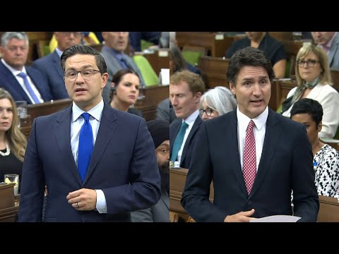 WATCH: Trudeau, Poilievre square off on Canada's struggle with inflation