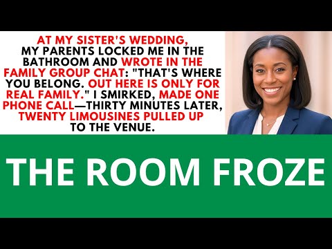 They Locked Me in the Bathroom at My Sister’s Wedding—Then 20 Limos Pulled Up and Silence Took Over