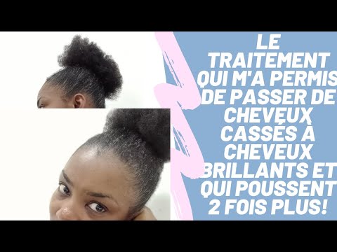 Spécial traitement pour cheveux secs et cassants en une semaine. Résultat bluffant!