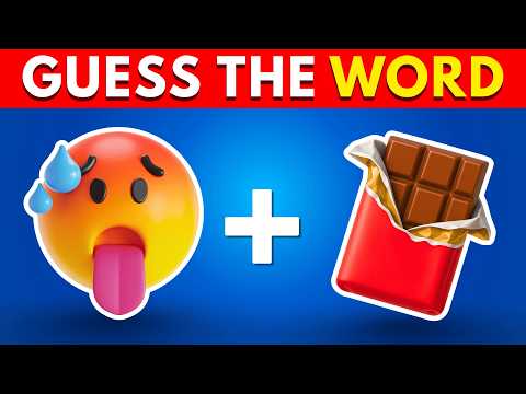 Guess the Word by Emoji 🤔🙄 | Emoji Quiz Challenge 2025