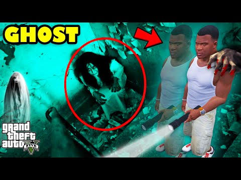 FRANKLIN DIED And Became EVIL GHOST In GTA 5 | SHINCHAN and CHOP