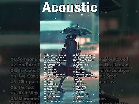 Best English Acoustic Love Songs Playlist 2023 | Soft Acoustic Cover Of Popular  - Someone You Loved