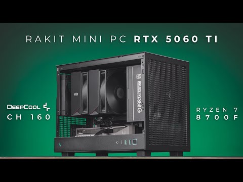 Rakit PC Mini ITX Portable ft. Deepcool CH160 | Ryzen 7 8700F, RTX 5060 Ti 16GB
