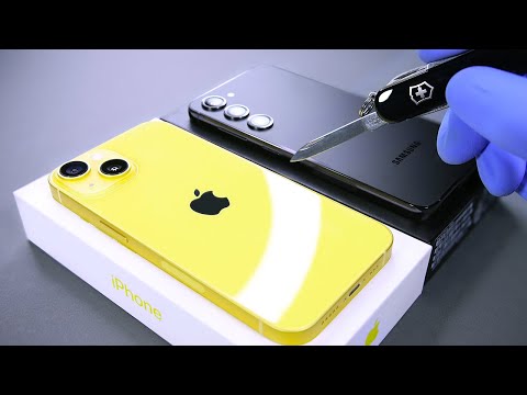 iPhone 14 vs S23 Unboxing - ASMR