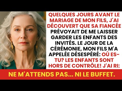 Ma belle-fille voulait que je garde 20 enfants à son mariage… Mais j’ai changé d’avis.