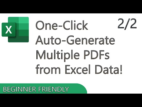 Excel Data To Multiple PDFs (No PowerApps Premium, Free!) - Part 2/2