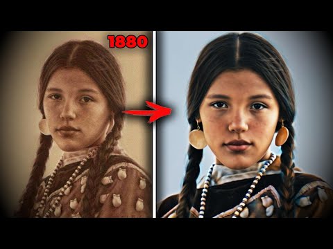 Beautiful Native Americans from the Old West Brought to Life