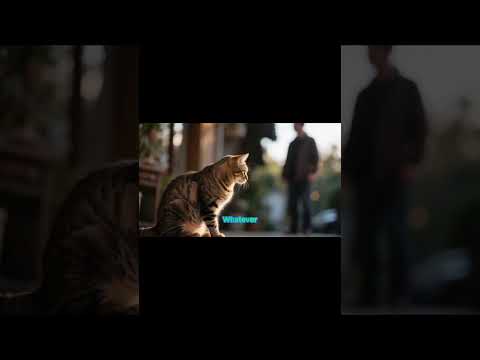 Civet Cat Resting Calmly by Busy Roadside    ♂️ #sumycat #cat #catbehavior #catpsychology #cats