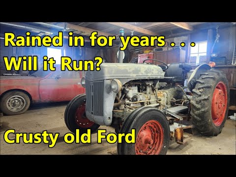 Will it Run & do Work? FREE Ford Tractor (Rained in for YEARS)