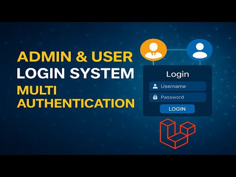 Admin & User Login System in Laravel | Multi Authentication in Laravel