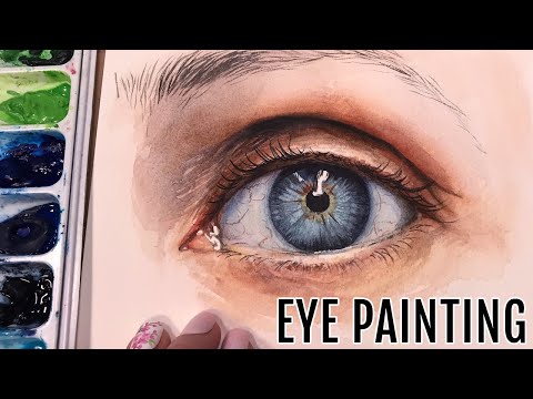 How to Paint a Realistic Eye with Watercolor