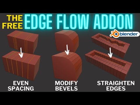 The Edge Flow Addon for Blender
