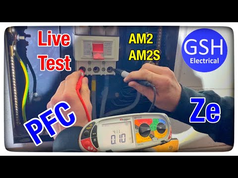 LIVE Testing on a 3 Phase Dis-Board - External Earth Fault Loop Impedance Ze, PEFC, PSCC AM2 & AM2S