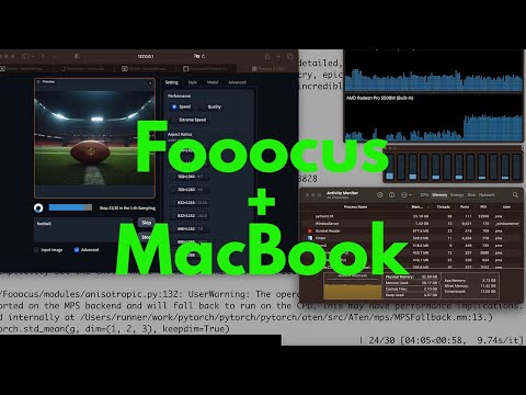 Mac users. Stable diffusion - Fooocus on MacBook step by step tutorial and performance