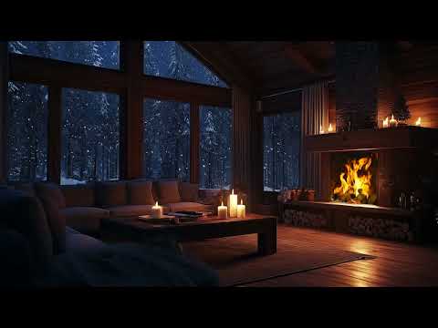 πΉ Winter Night Snow Drifts | Calm Piano Ambience for Deep Sleep, Focus Increase & Stress Relief βοΈ