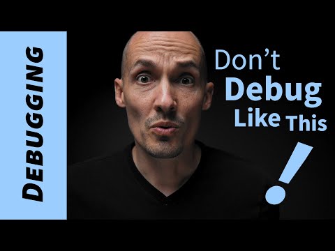 How not to debug your programs.