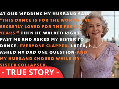 At our wedding, my husband said, “This dance is for the woman I’ve loved for ten years!”