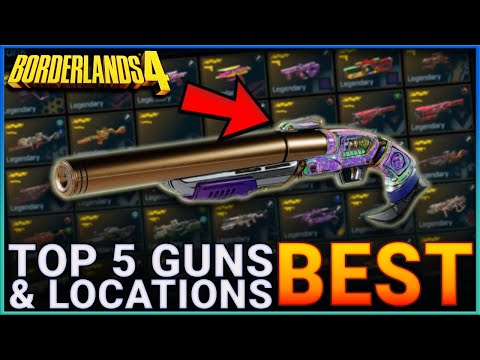 TOP 5 POWERFUL LEGENDARYS AND HOW TO GET THEM - Borderlands 4