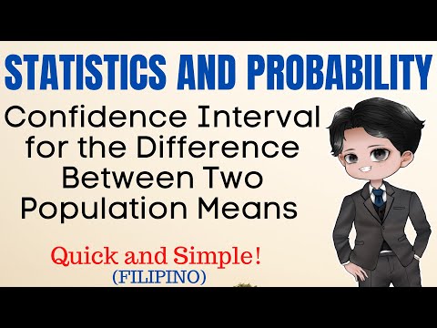 Confidence Interval for the Difference Between Two Population Means | Statistics and Probability