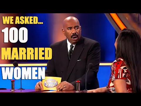 Steve Harvey Hilarious ‘We Asked 100 Married Women’ Answers on Family Feud