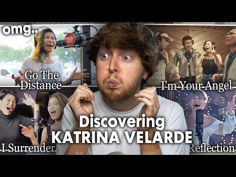 DISCOVERING KATRINA VELARDE! (Go The Distance, Reflection, I Surrender, I'm Your Angel | Reaction)
