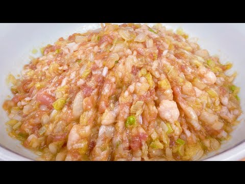 調肉餡好吃有訣竅，教你飯店不外傳的配方，鮮嫩多汁，可商用可家用