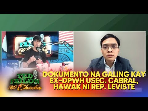 Rep. Leviste, hawak ang 'insertion' files ng DPWH na galing kay ex-usec. Cabral