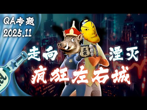 【小酒对瓶吹】QA专题02：疯狂左右城-中国互联网战争的湮灭｜社会思潮｜皇汉满遗｜文化战争｜苦命鸳鸯