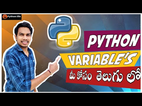 variables in python telugu