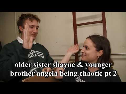 older sister shayne & younger brother angela being chaotic (pt2)
