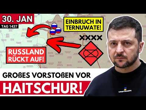 Russen in Ternuwate, Ukraine verliert 17 km², Trump erzwingt Angriffsstopp auf ukrainische Energie!