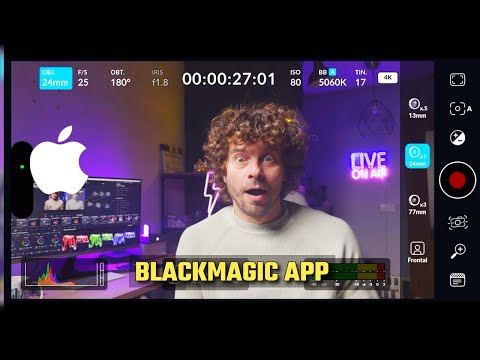 How to use the Blackmagic app on iPhone - Step by step!