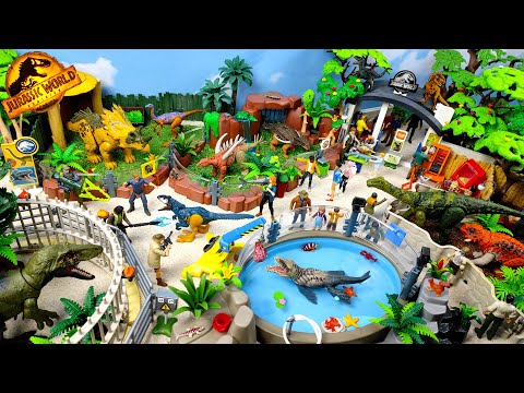 CONSTRUYE TU PROPIO JURASSIC WORLD REBIRTH CON ESTE ASOMBROSO ZOOLÓGICO DE DINOSAURIOS