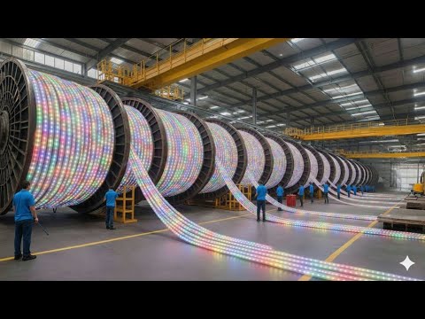Inside the LED Light Factory – How Millions of LED Lights Are Assembled (Full Process)