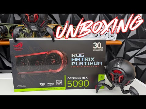 Asus Rog Matrix RTX 5090 - 30TH Anniversary Edition Unboxing