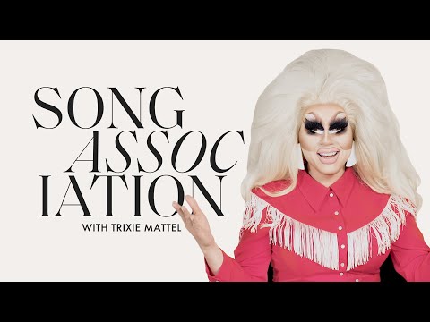 Trixie Mattel Sings Mariah Carey, RuPaul, and The Beach Boys in a Game of Song Association | ELLE