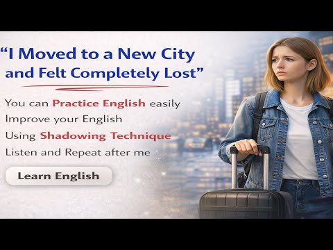 I Moved to a New City and Felt Completely Lost | B1–B2 English Story | Shadowing Practice