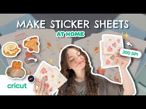 Make QUALITY Sticker Sheets with Cricut + Procreate 💌 🌿