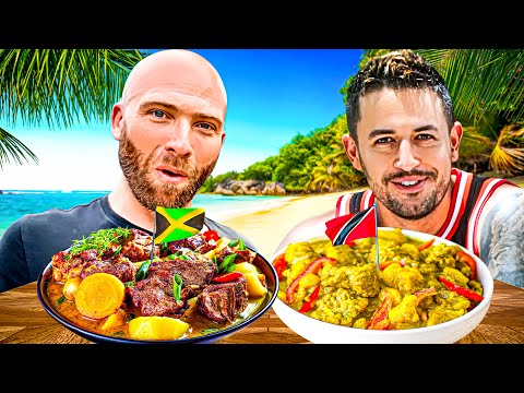 Trini Food vs Jamaican Food! Ultimate Caribbean Food Showdown!