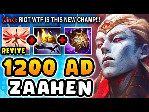 How Riot Accidentally made Zaahen the Best Jungler in the game (1200 AD!! 1v5 God Mode)