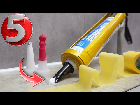How to do the caulk nozzle cutting method