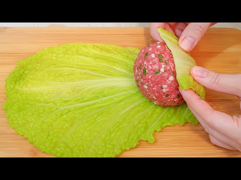 Better Than Cabbage Rolls!🤫 An Unusual Napa Cabbage Recipe