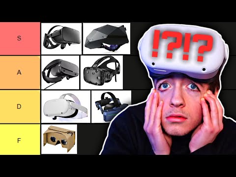 Ranking the MOST Popular VR Headsets EVER...