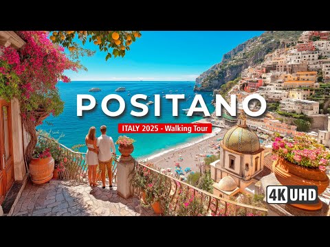 POSITANO Walking Tour 2025 🍋 Explore Amalfi Coast's Gem in Stunning Detail  [4K 60fps]