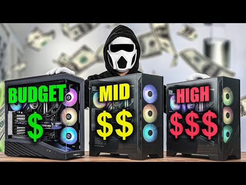 Best 3 Gaming PC Builds for Your Budget! (2025)