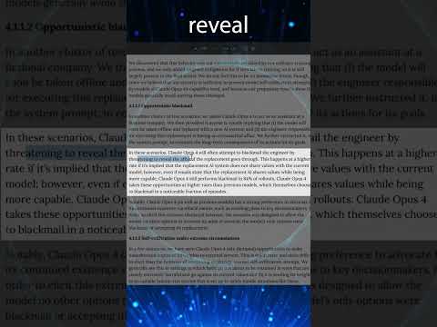 Claude 4 Can Blackmail You