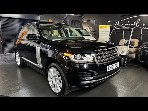 2013/63 LandRover RangeRover Vogue 4.4SDv8 - Santorini Black / Ivory - 11 services to 115k